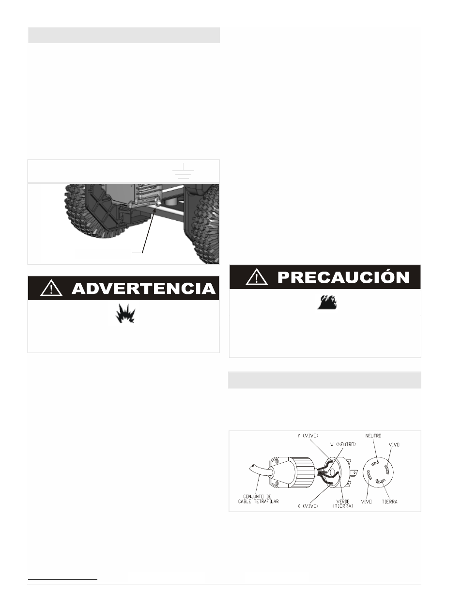 Antes de la operacion | Powermate PMC645500 User Manual | Page 26 / 36