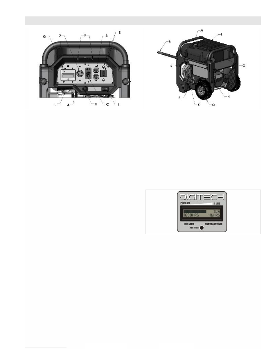 Caracteristicas principales del generador | Powermate PMC645500 User Manual | Page 27 / 36