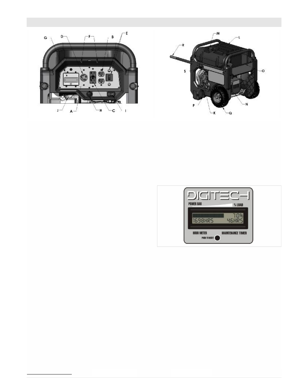 Major generator features | Powermate PMC645500 User Manual | Page 9 / 36