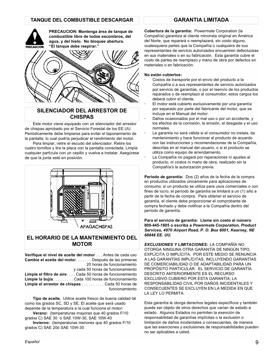 Powermate PMC401853 User Manual | Page 9 / 16