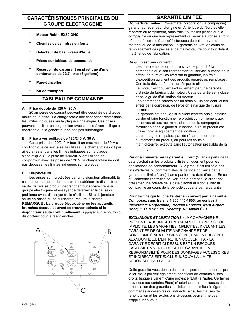 Powermate PMC435251 User Manual | Page 5 / 16