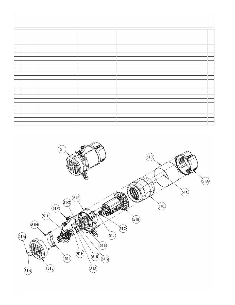 Parts list / liste des pièces / lista de piezas | Powermate PM0525312.03 User Manual | Page 10 / 12