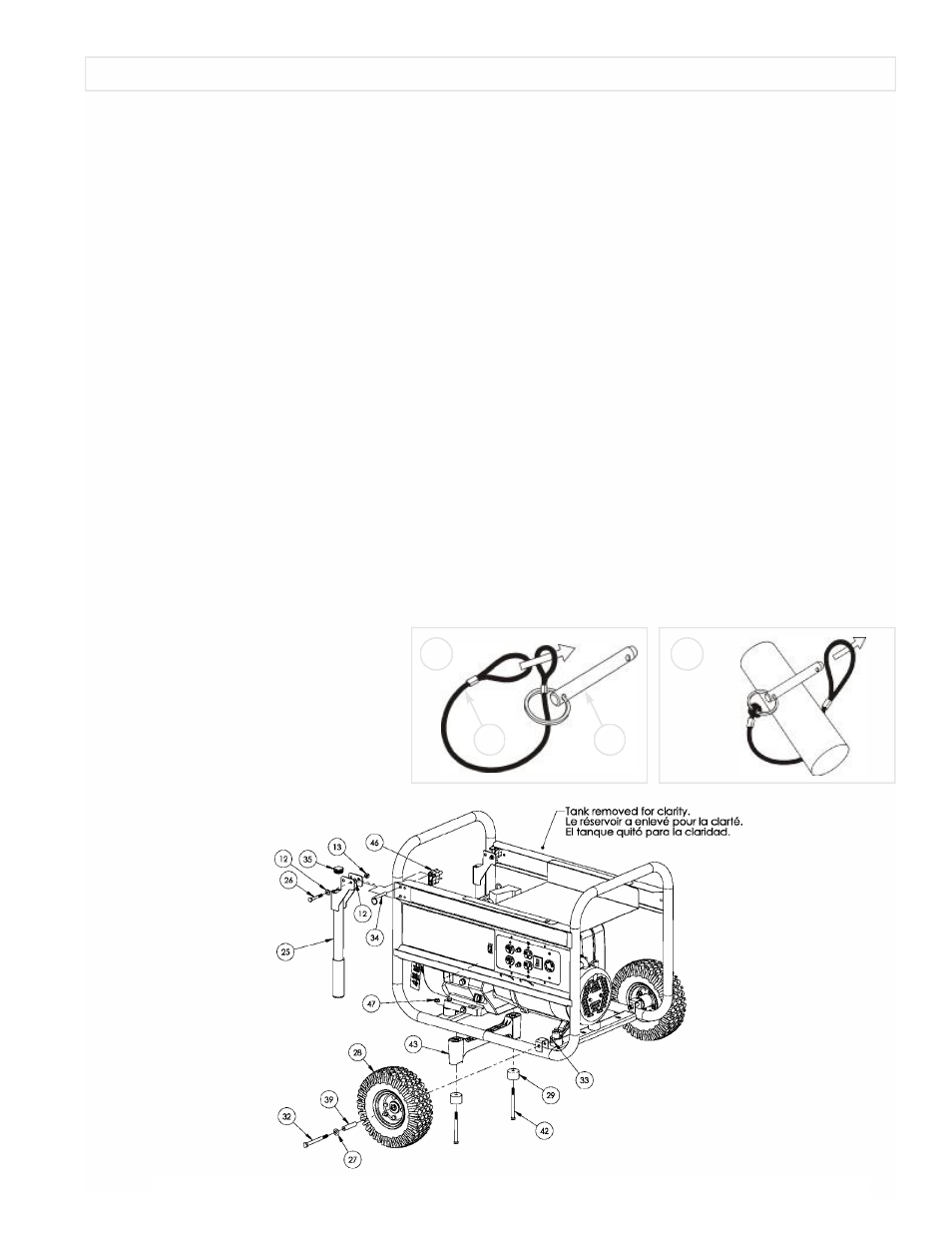 Instalacion del juego de transport | Powermate PMC496750 User Manual | Page 9 / 16