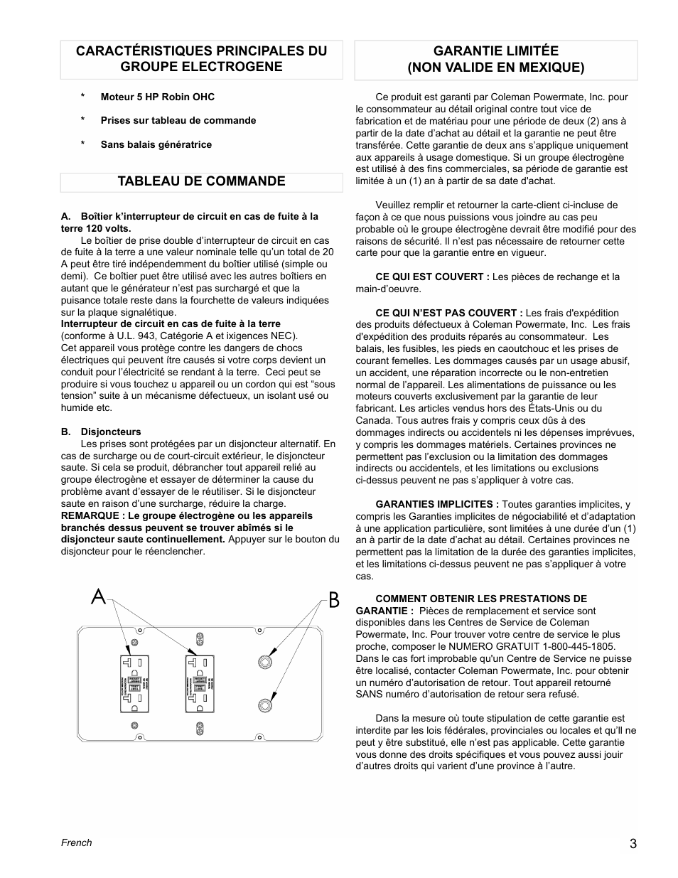 Powermate PM0603250 User Manual | Page 3 / 8
