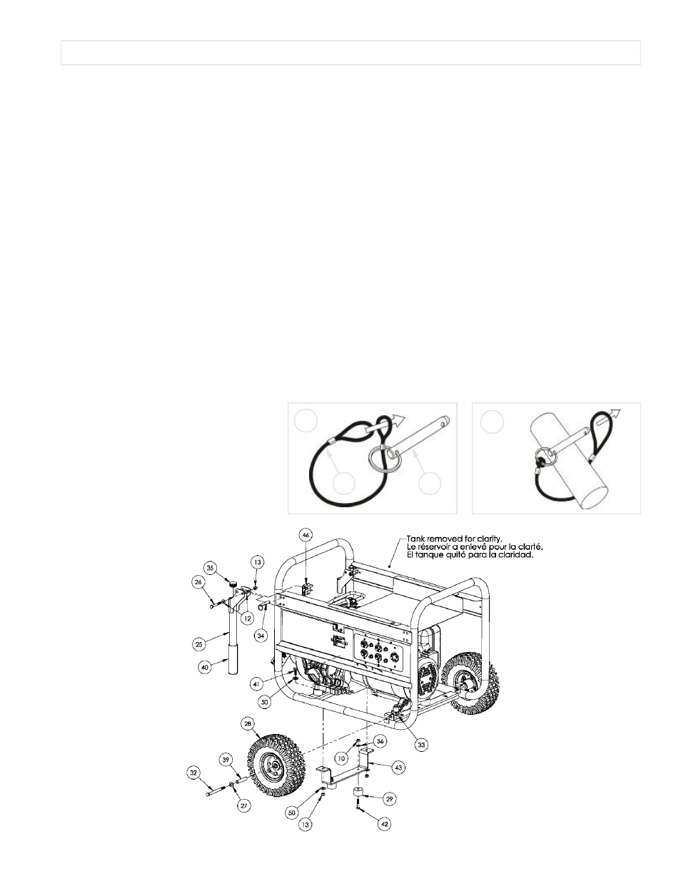 Portability kit installation | Powermate PM0106001 User Manual | Page 3 / 20