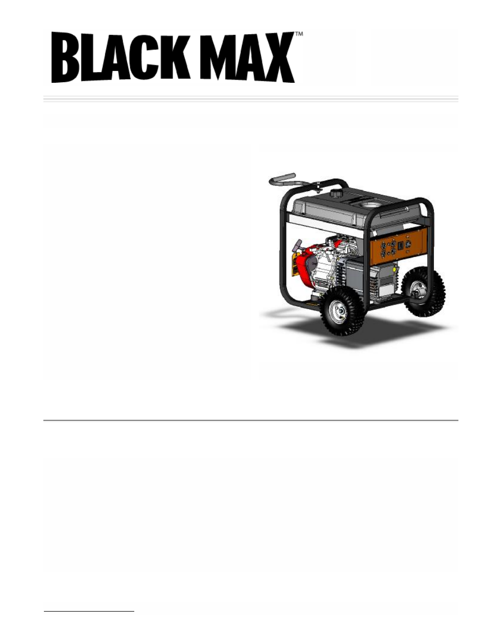 Powermate Black Max PMC435252 User Manual | 16 pages