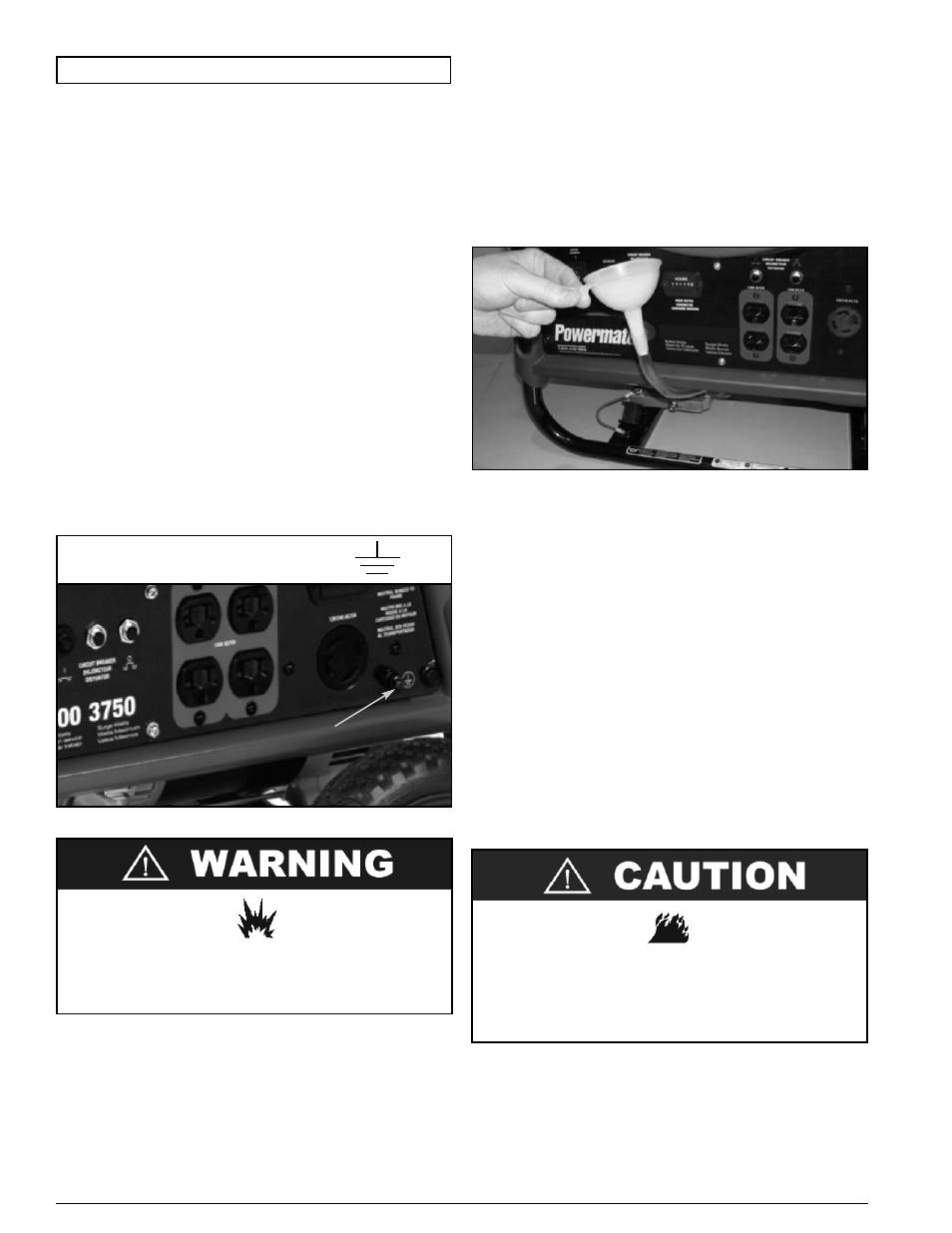 Before opera, Before opera tion tion | Powermate VX POWER SERIES PM0103007 User Manual | Page 6 / 44