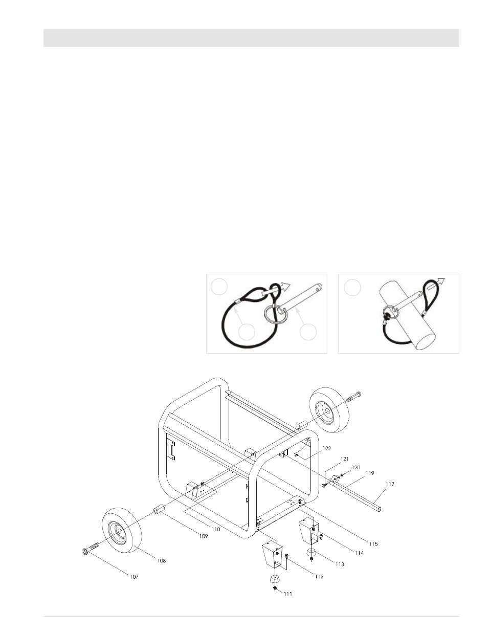 L'installation de kit de transport | Powermate PC0105000 User Manual | Page 19 / 40