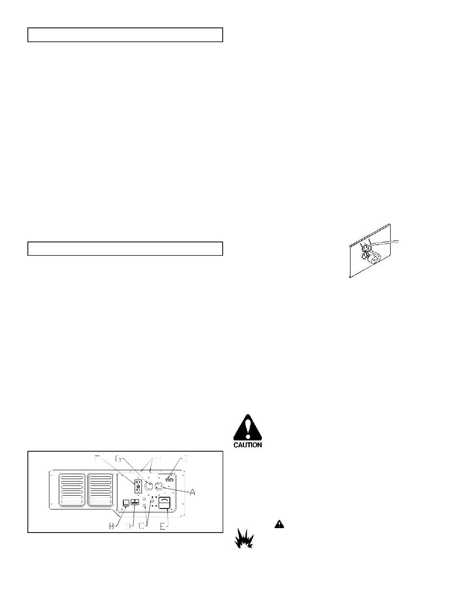 Control panel major generator features | Powermate PC0496503.17 User Manual | Page 2 / 16