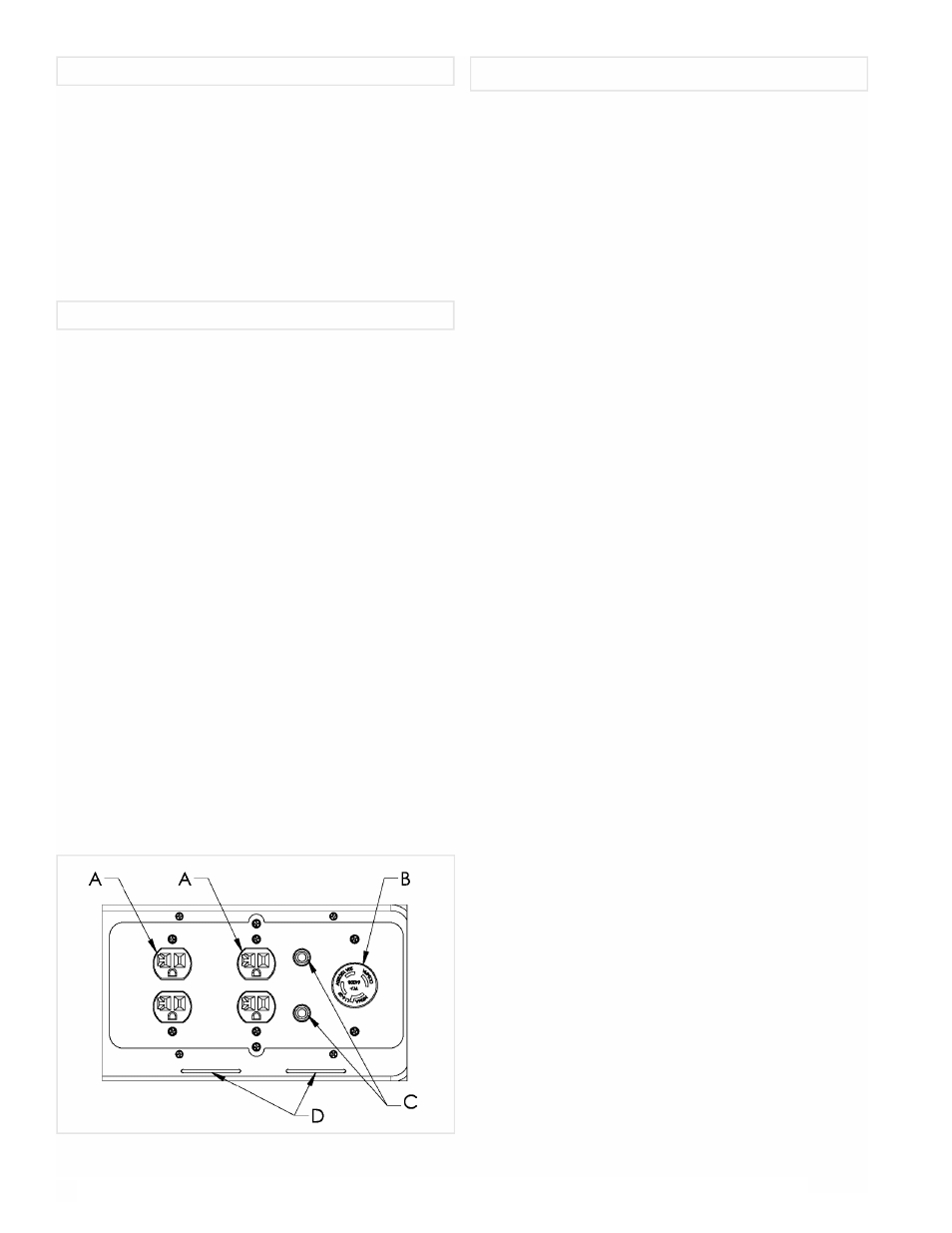 Limited warranty, Control panel major generator features | Powermate PM0435003 User Manual | Page 2 / 12