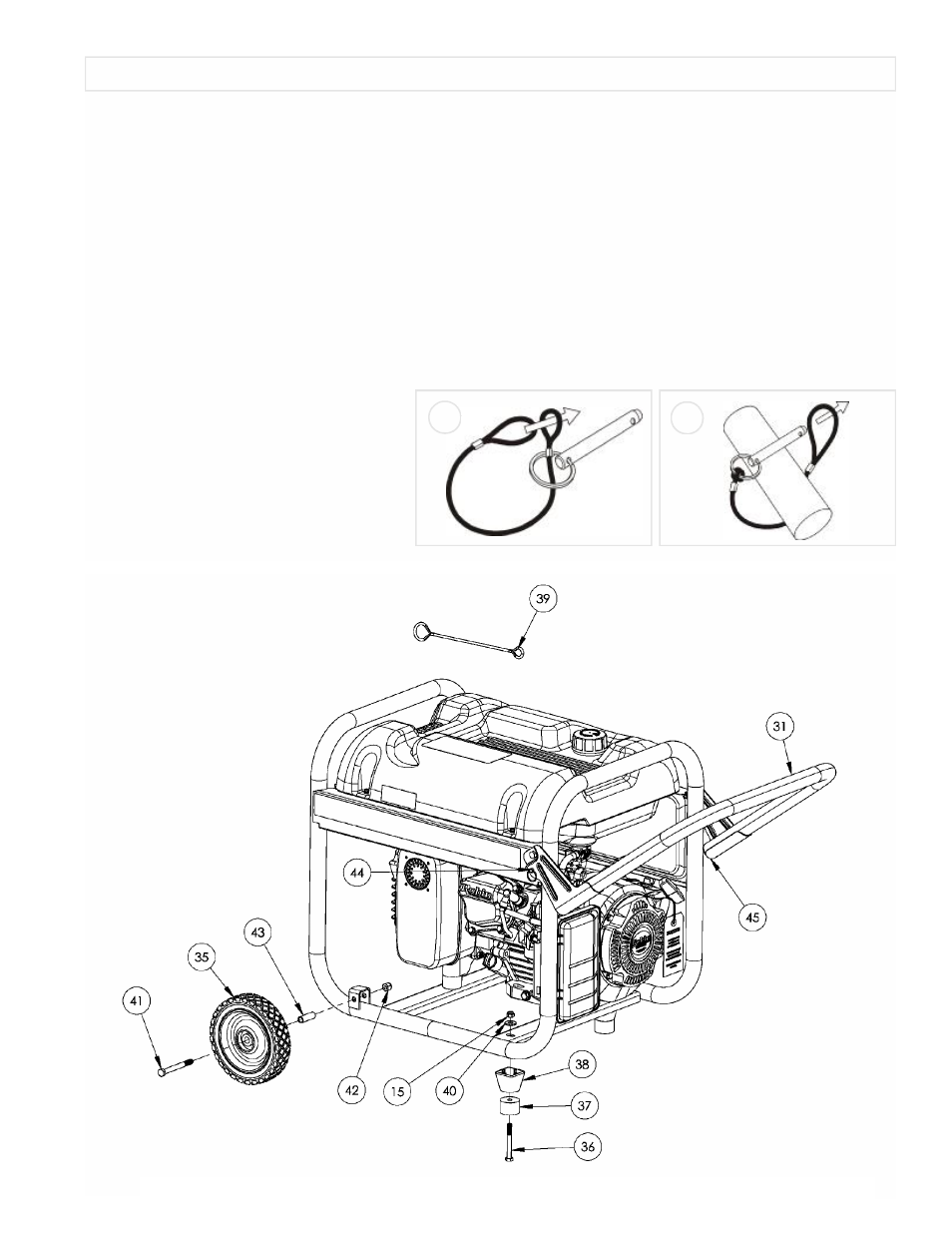 Portability kit installation | Powermate PM0435003 User Manual | Page 3 / 12