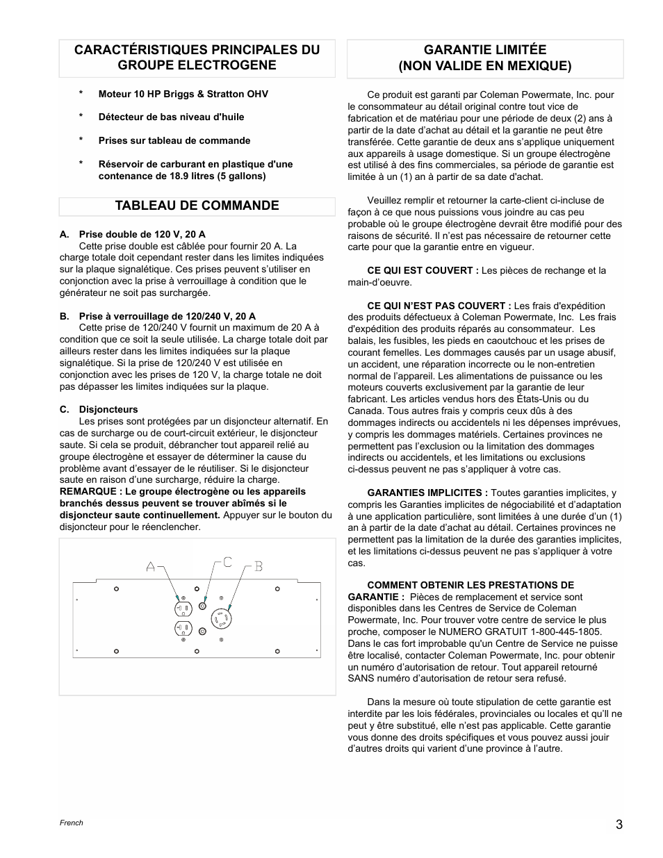 Powermate PMA545004 User Manual | Page 3 / 8