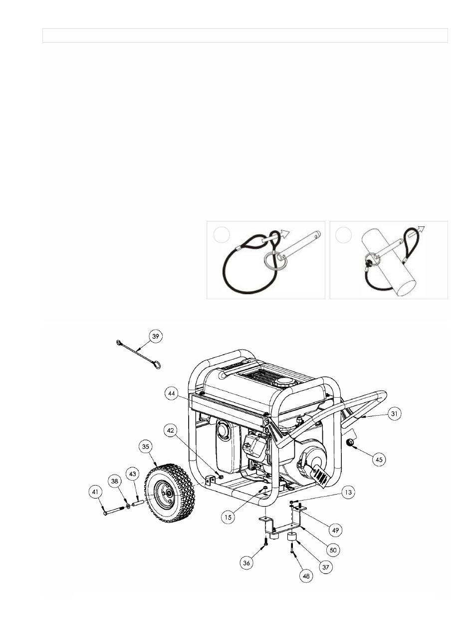 L'installation de kit de transport 2 1 | Powermate PM0543250.01 User Manual | Page 5 / 12