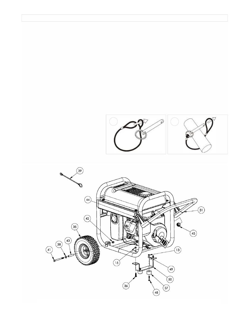 Instalacion del juego de transport 2 1 | Powermate PM0543250.01 User Manual | Page 7 / 12