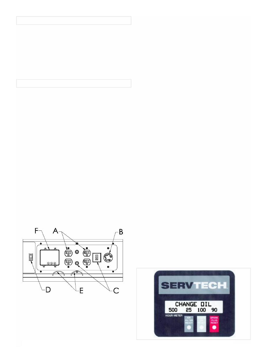 Control panel major generator features | Powermate PMC497002 User Manual | Page 2 / 16