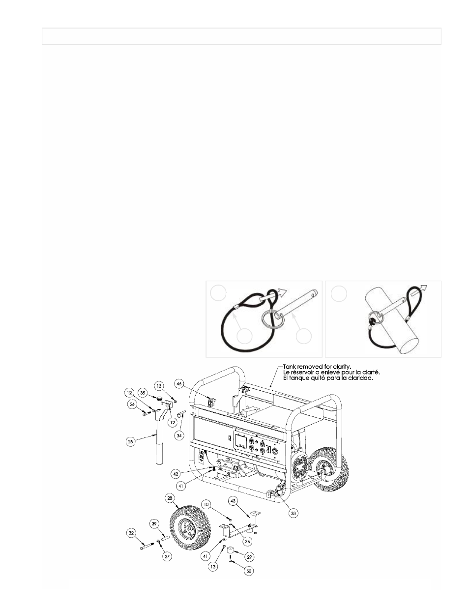 Portability kit installation | Powermate PMC497002 User Manual | Page 3 / 16
