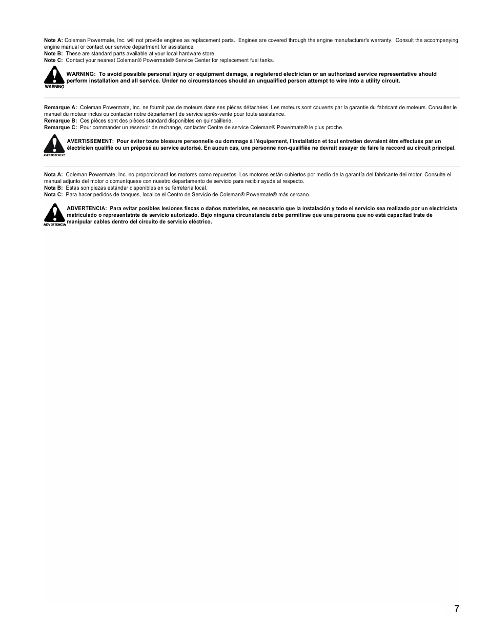 Powermate PC0525300.19 User Manual | Page 7 / 8