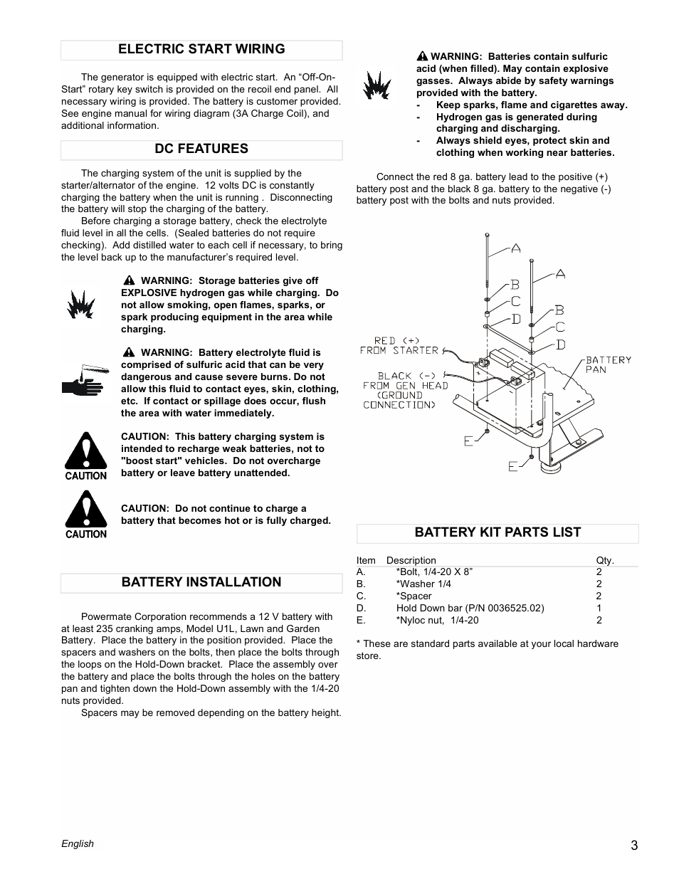 Powermate PMC601100 User Manual | Page 3 / 20