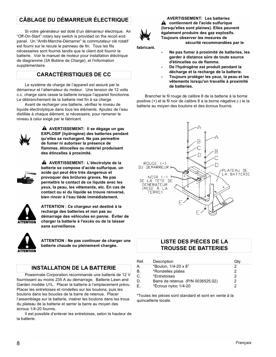 Powermate PMC601100 User Manual | Page 8 / 20