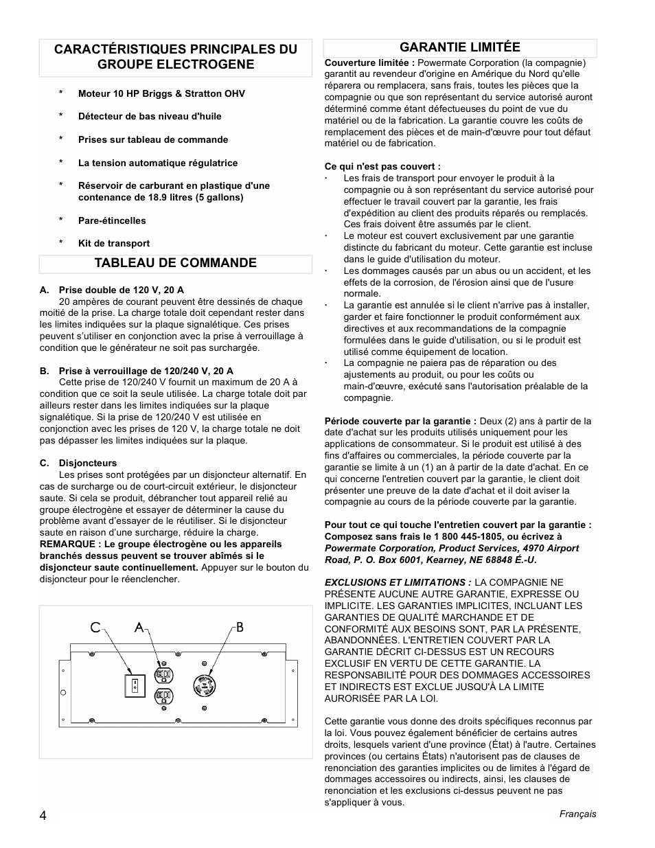 Powermate PC0545006 User Manual | Page 4 / 12