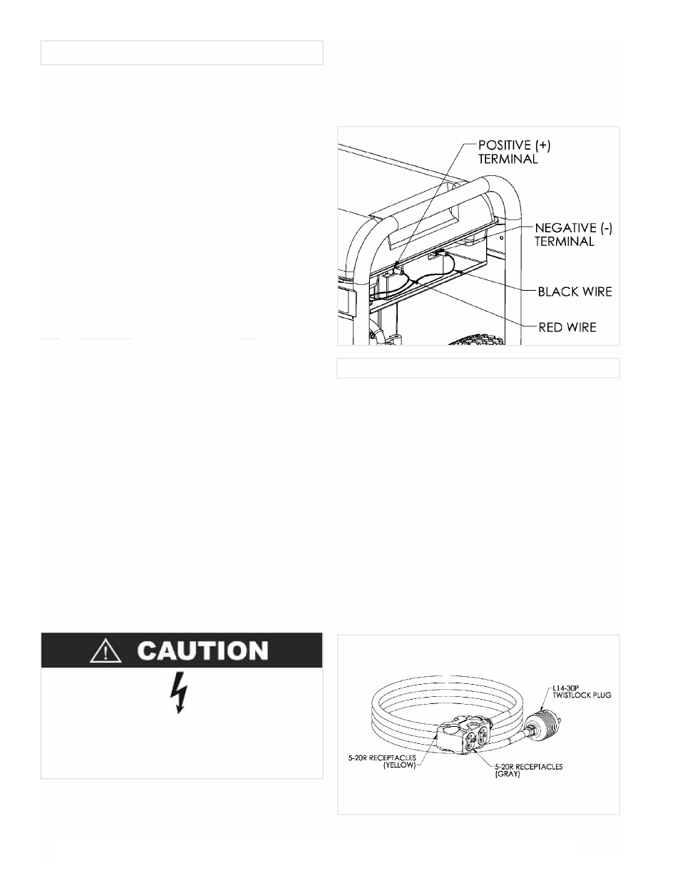 Electric start, Cord set | Powermate PM0538000 User Manual | Page 4 / 16