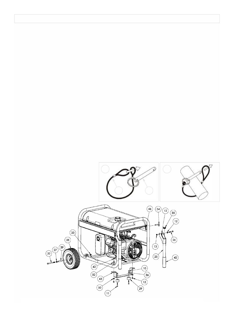 L'installation de kit de transport | Powermate PM0538000 User Manual | Page 6 / 16