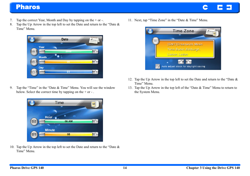 Pharos | Pharos Science & Applications 140 User Manual | Page 14 / 37