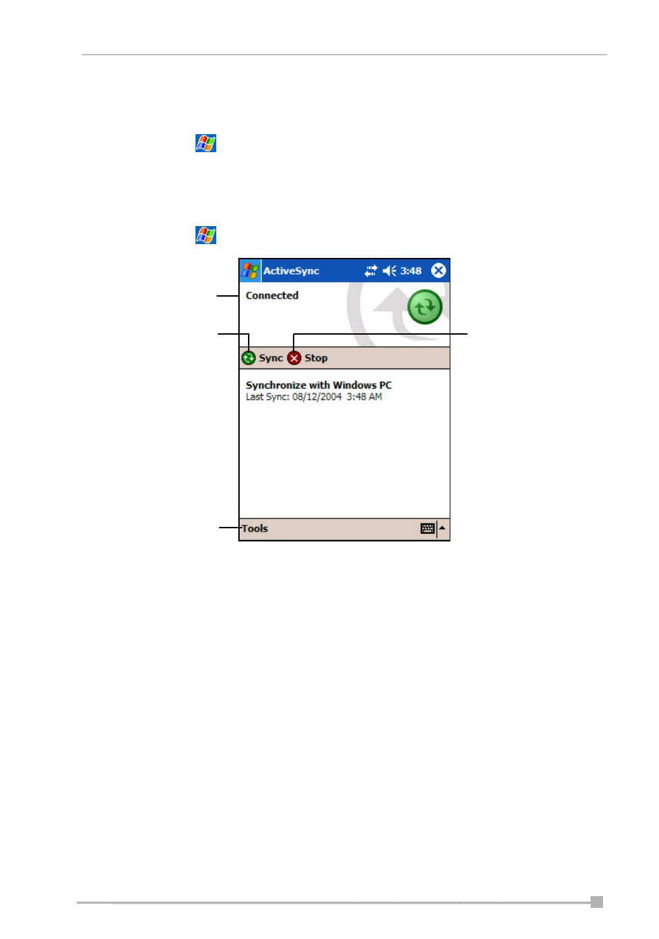 Changing the synchronization schedule | Pharos Science & Applications 505 User Manual | Page 35 / 50