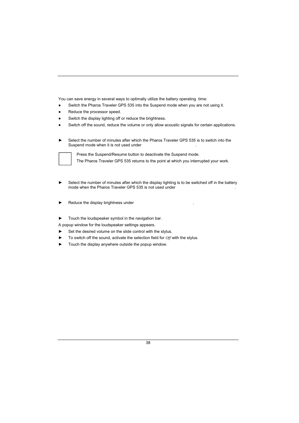 Using energy-saving functions | Pharos Science & Applications 535 User Manual | Page 40 / 51