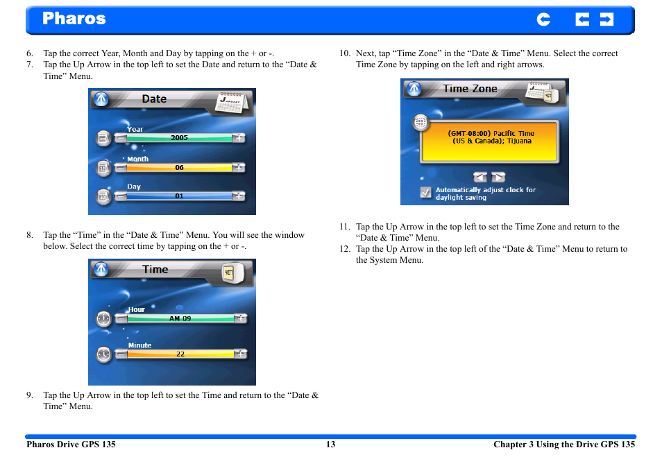 Pharos | Pharos Science & Applications 135 User Manual | Page 13 / 26