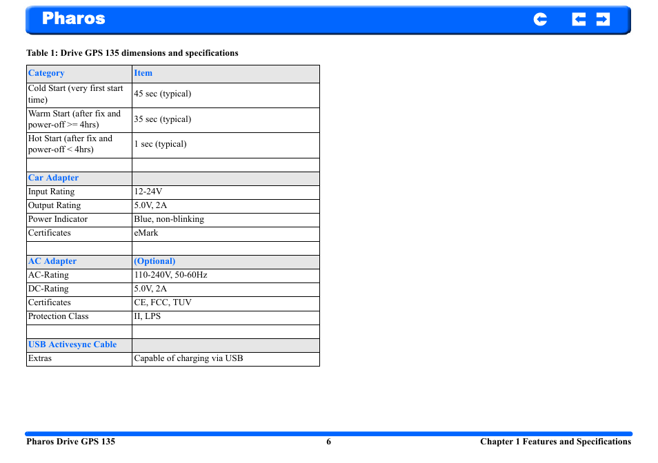 Pharos | Pharos Science & Applications 135 User Manual | Page 6 / 26