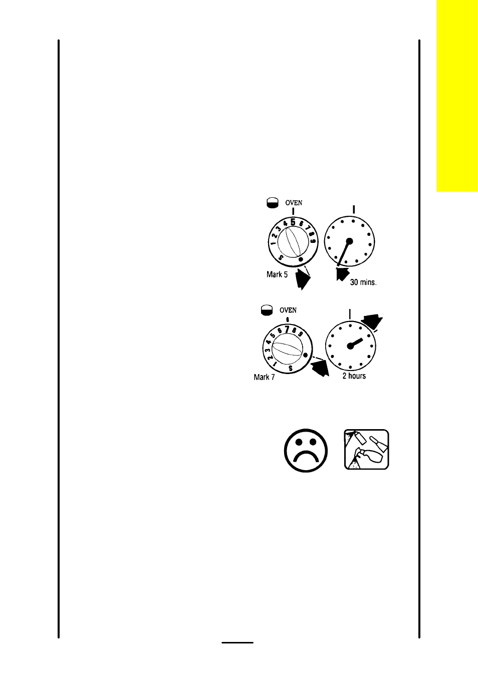 Oven cleaning cycle, General | Parkinson Cowan SONATA 50GX User Manual | Page 25 / 44