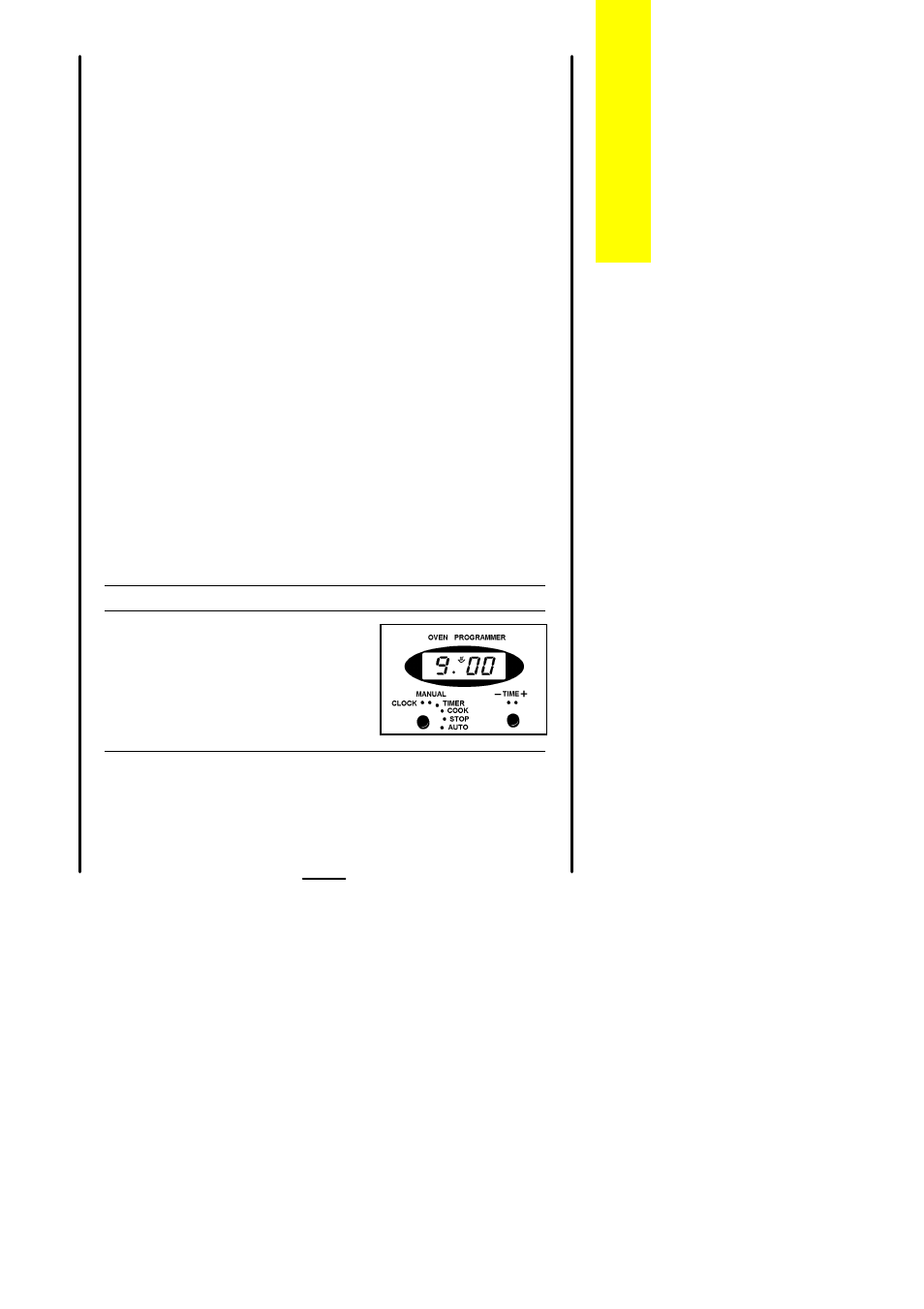 Automatic control, Setting the controls for automatic use | Parkinson Cowan OVATION 60 GLXA User Manual | Page 23 / 52