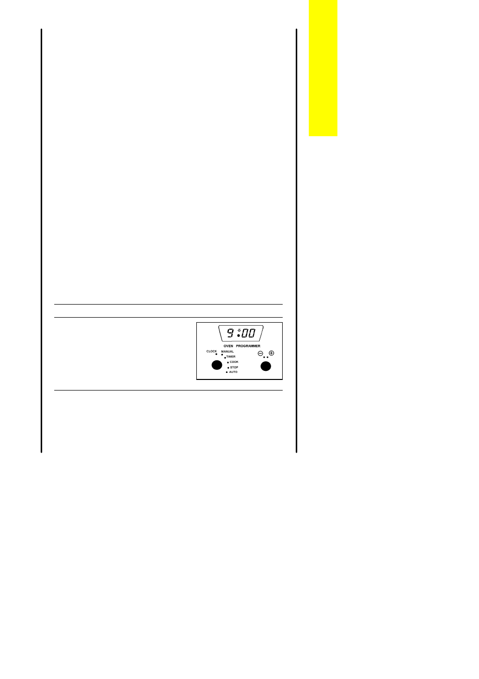 Automatic control, Setting the controls for automatic use | Parkinson Cowan SIG 555 User Manual | Page 23 / 56