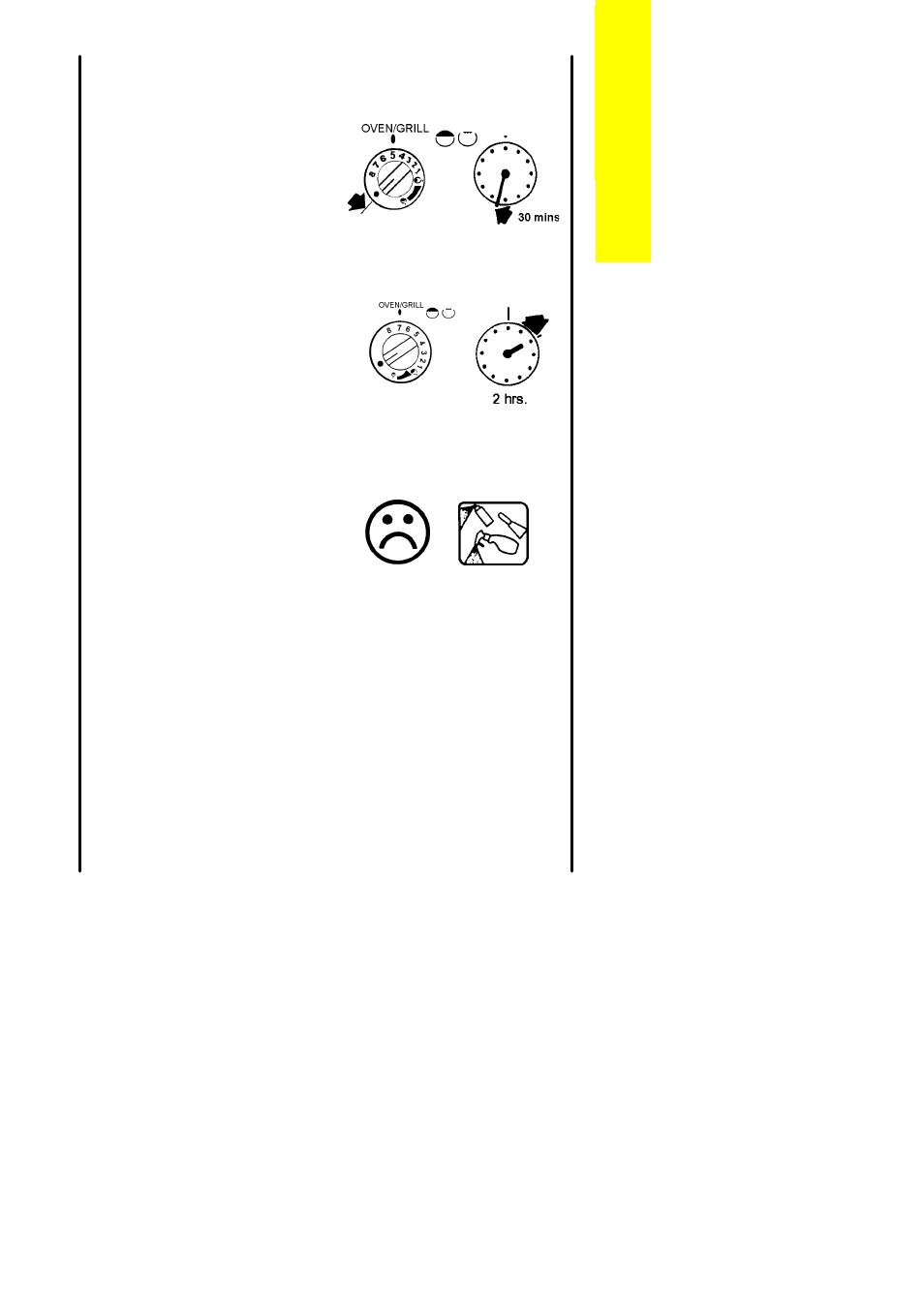 Top oven cleaning cycle, General | Parkinson Cowan SIG 555 User Manual | Page 33 / 56