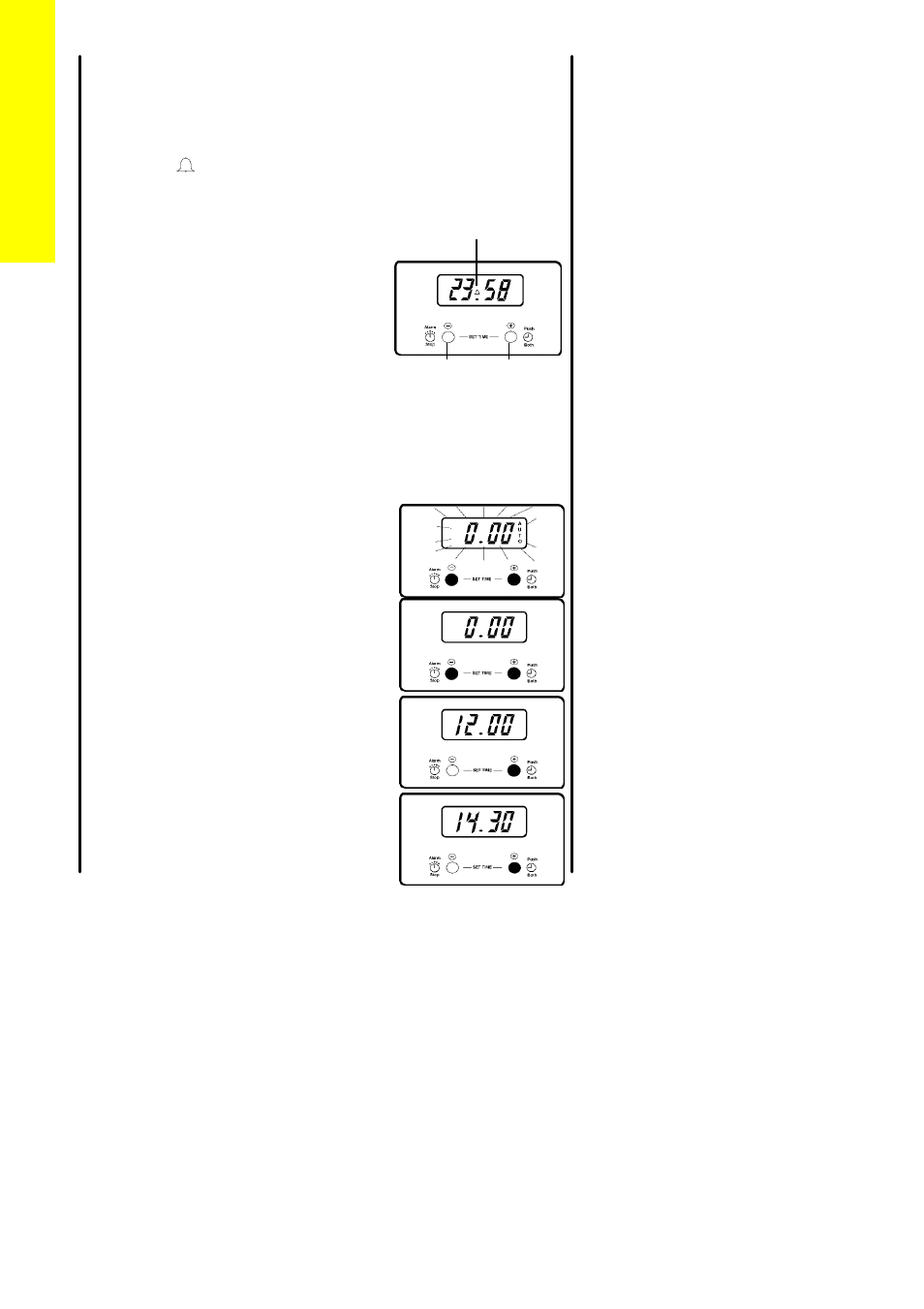 The electronic minute minder, 1) to set the time of day | Parkinson Cowan SG 553 User Manual | Page 22 / 52