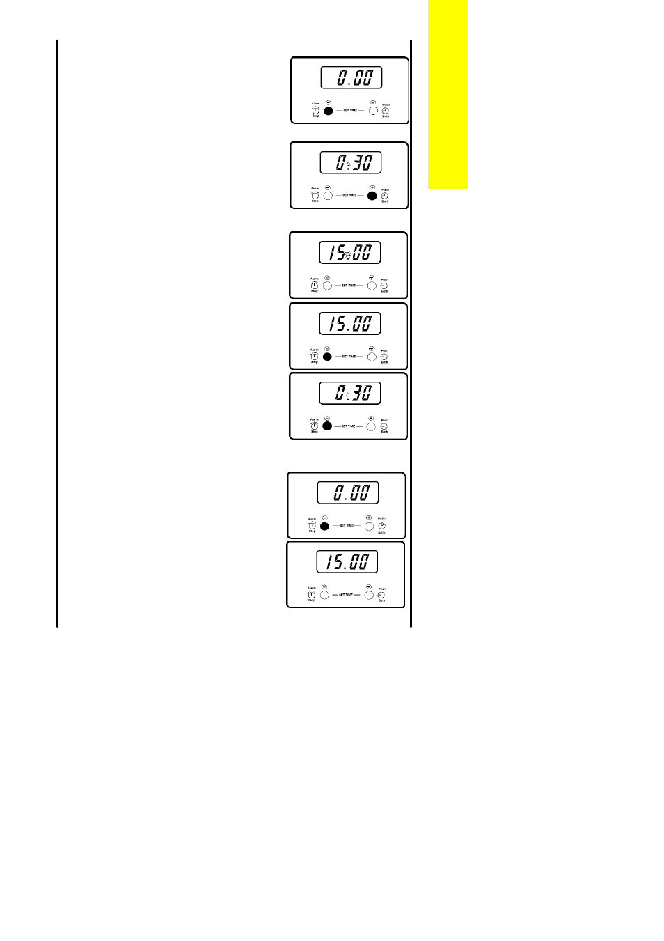 2) to use the minute minder, 3) to cancel the minute minder | Parkinson Cowan SG 553 User Manual | Page 23 / 52
