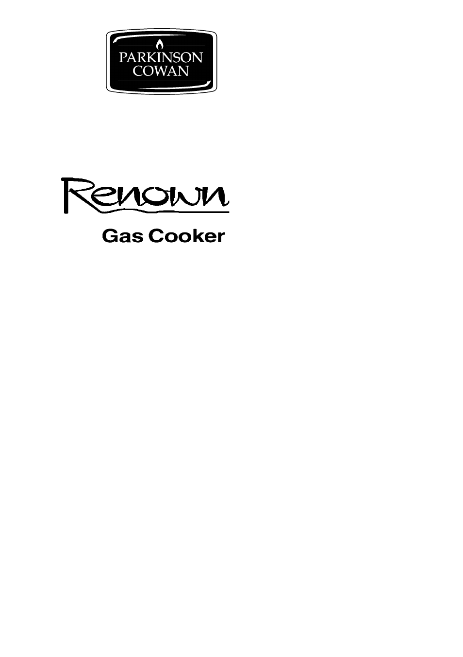 Parkinson Cowan Renown GR User Manual | 40 pages