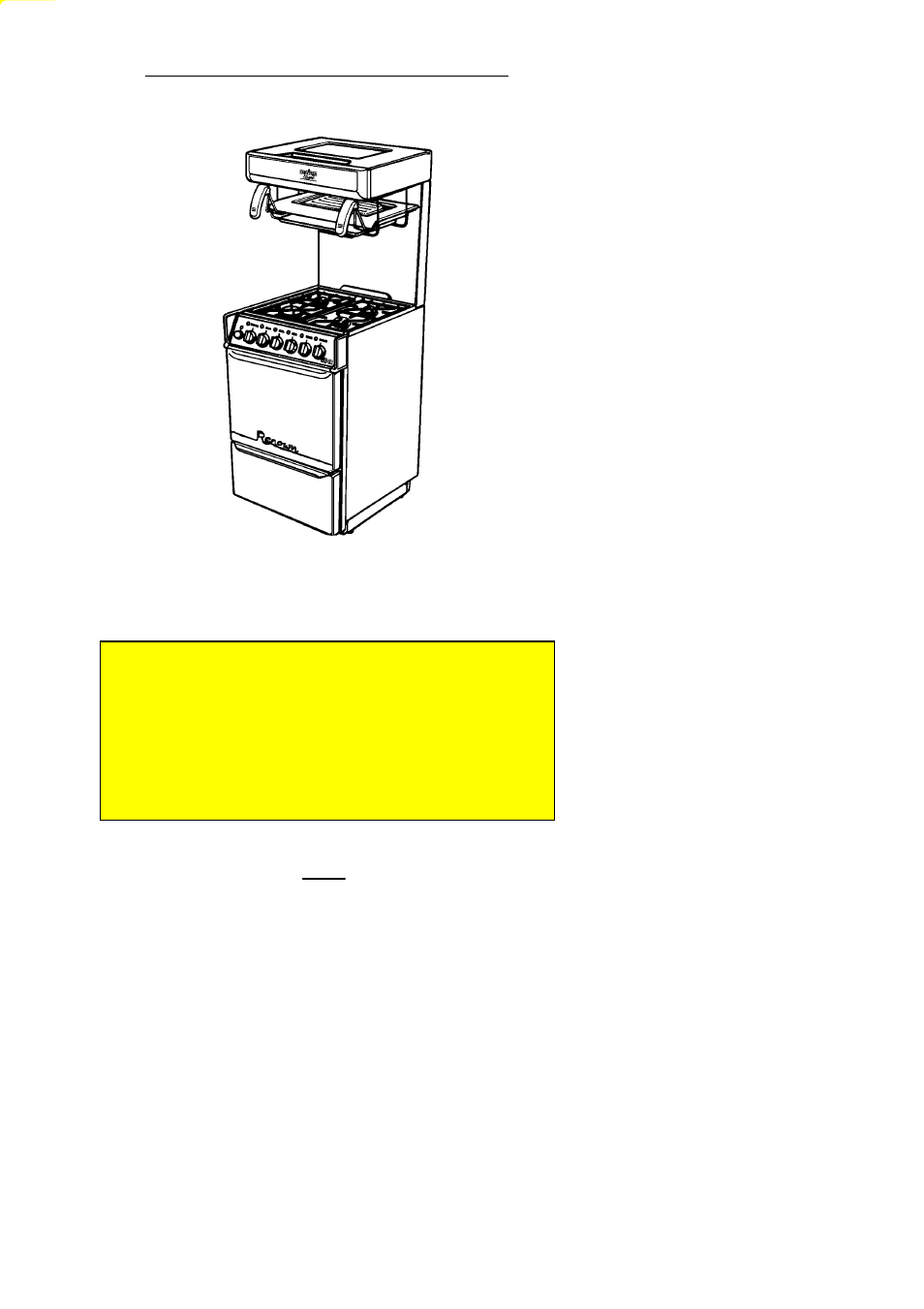 Installation instructions, For your safety | Parkinson Cowan Renown GR User Manual | Page 30 / 40