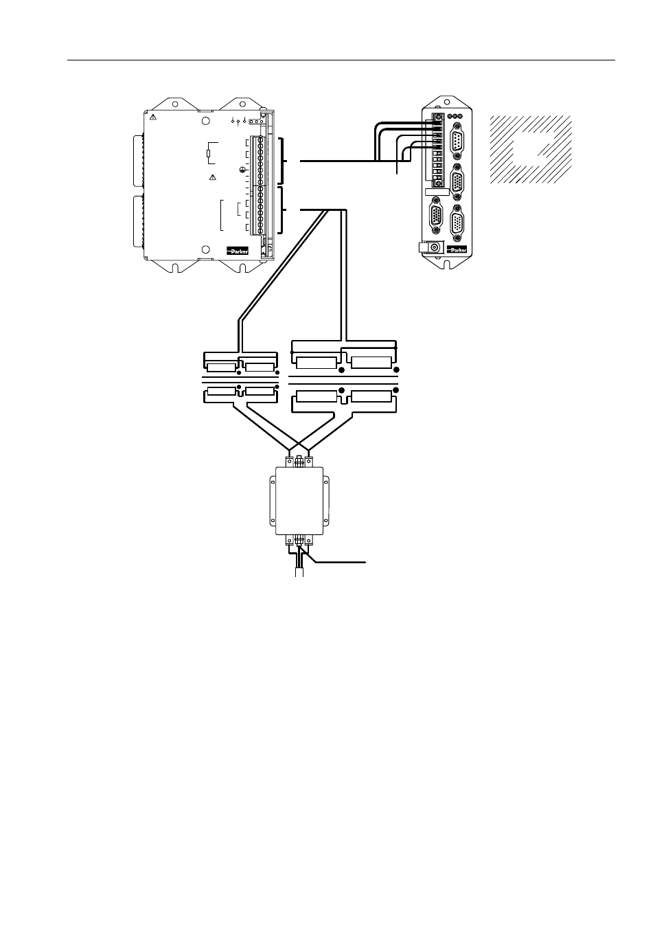 Electrical installation 19, 12fc10, Cabinet back plane | Pl1100 | Parker  Products ViX250AE User Manual | Page 26 / 136