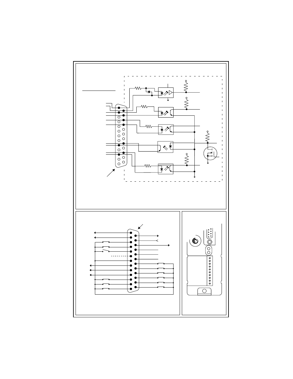 Oem650x inputs & outputs, Screw terminal connections, Rs-232c slave drive slave drive customer equipment | Parker  Products OEM650X User Manual | Page 58 / 58