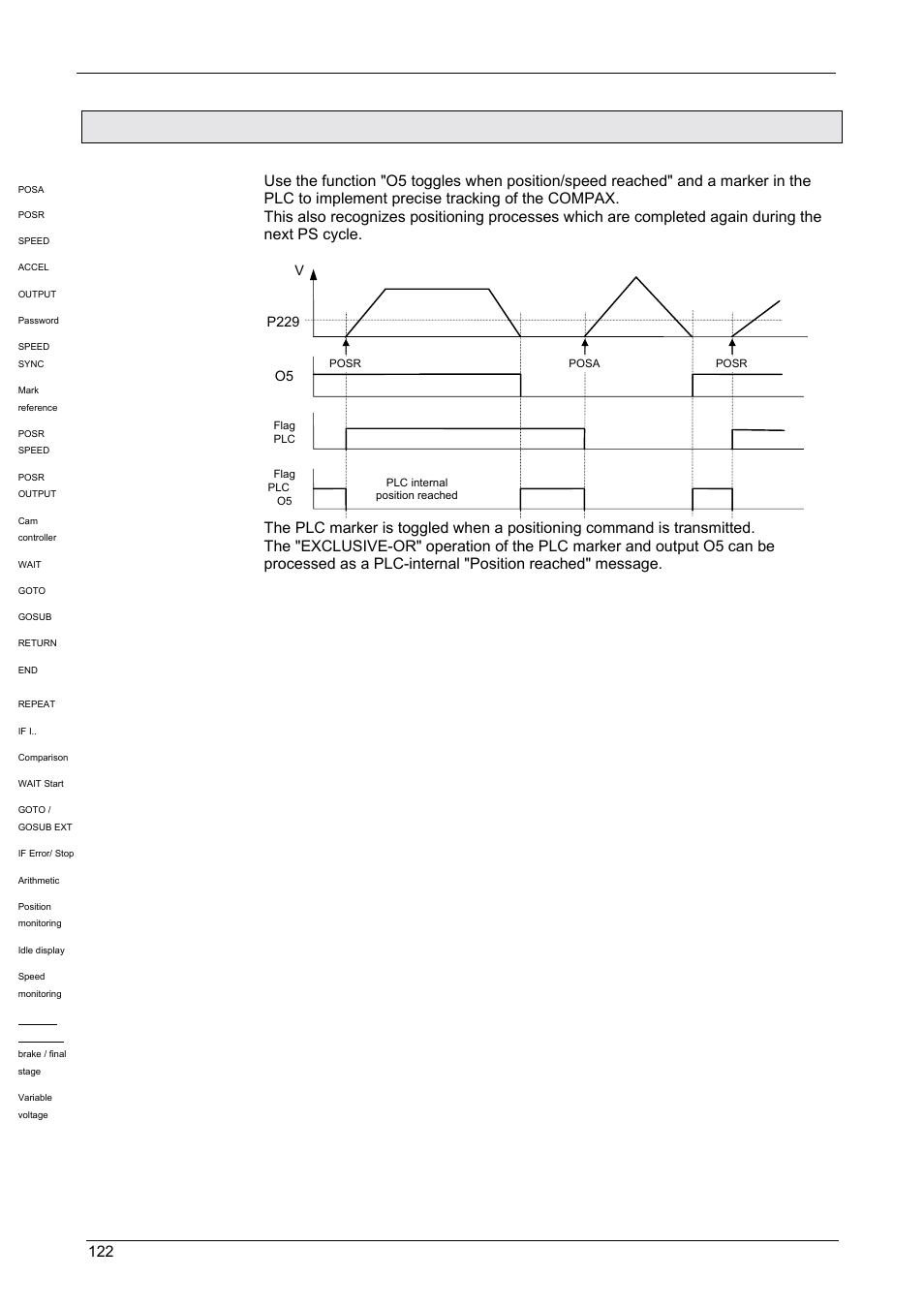 Plc sequential step tracking, 34 plc sequential step tracking, Operating instructions | Compax-m / -s, Plc sequential step tracking 122 | Parker  Products COMPAX-M /-S (L) User Manual | Page 122 / 242