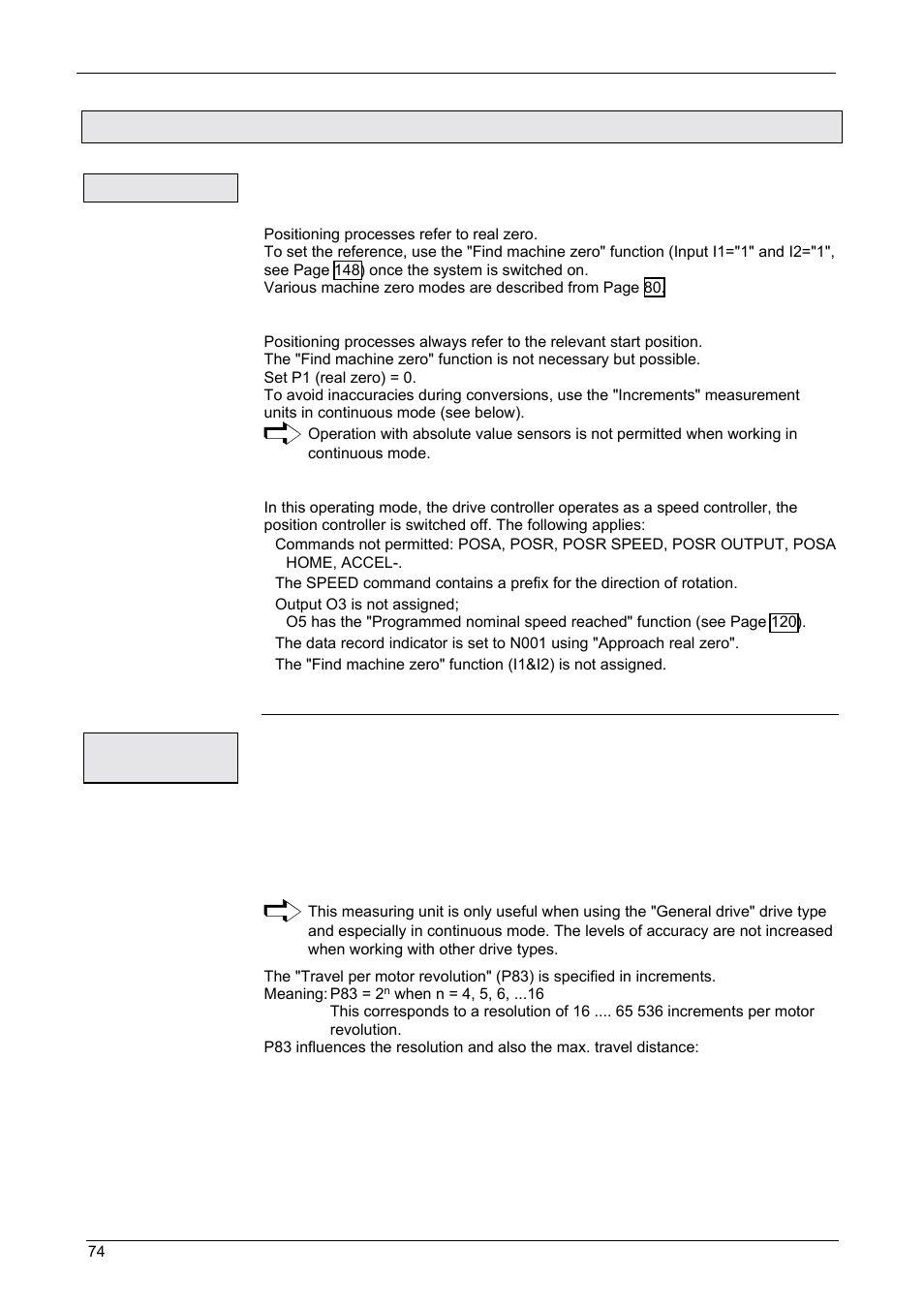 Configuration parameters, Configurationparameters, Operating instructions | Compax-m / -s, 5 configuration parameters | Parker  Products COMPAX-M /-S (L) User Manual | Page 74 / 242