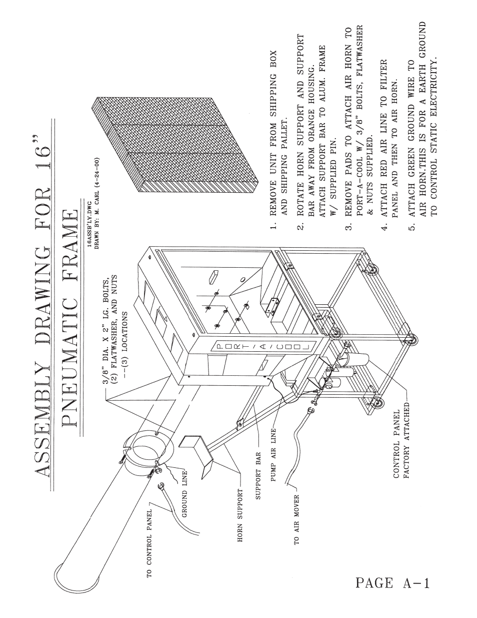 Port-A-Cool unit series 2000 Pneumatic PAC2K36AD User Manual | Page 12 / 14