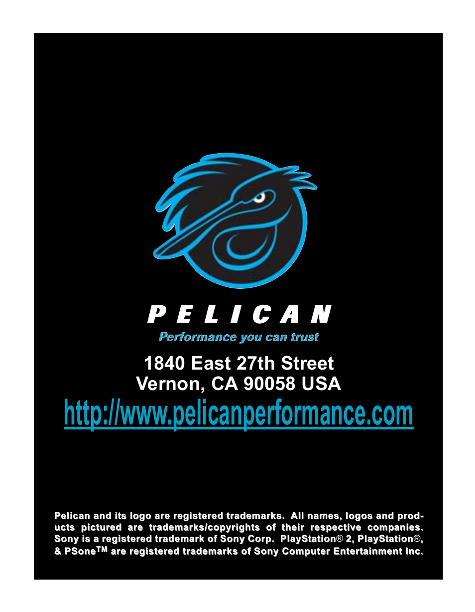 Pelican PL-678 User Manual | Page 12 / 12