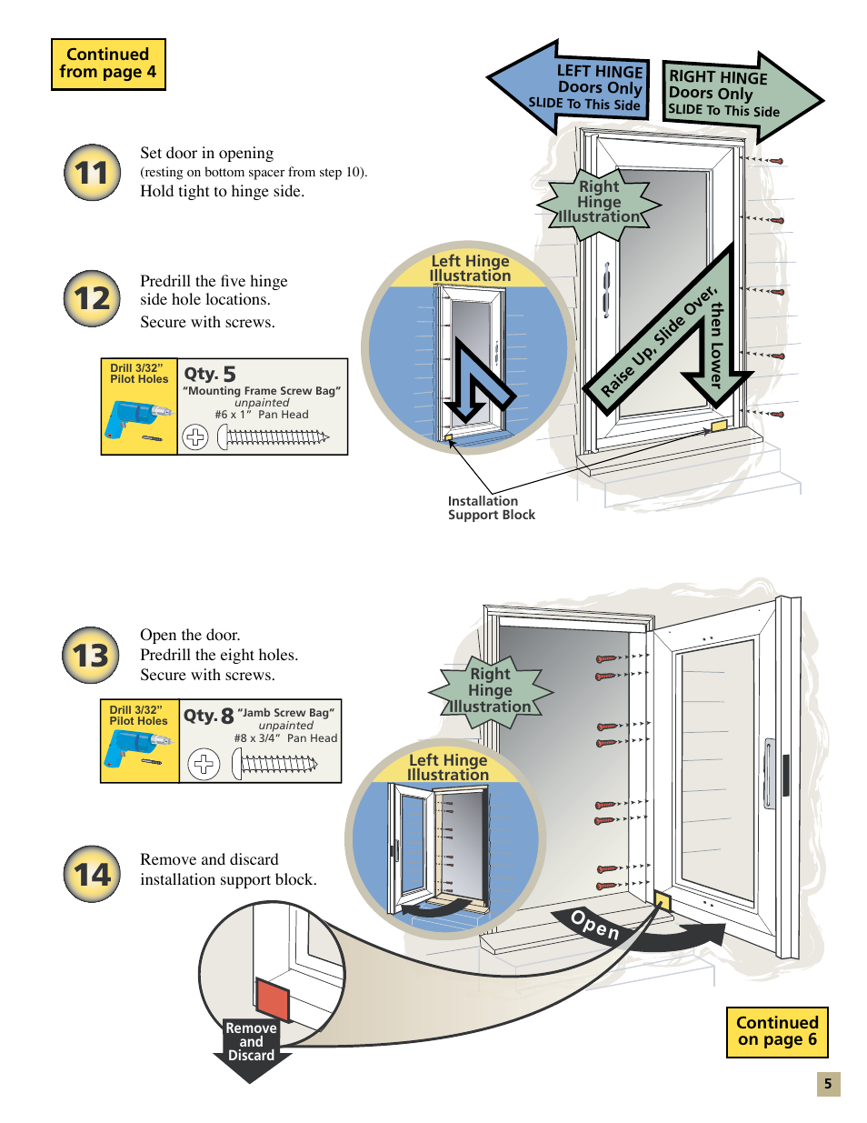 Pella Storm Door Models 35123 User Manual | Page 5 / 12