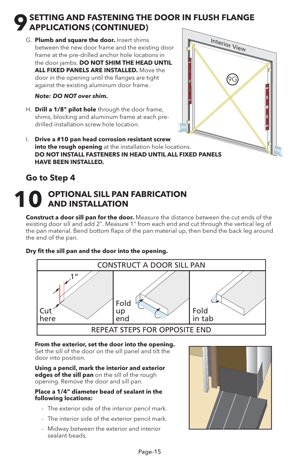 Pella V983492 User Manual | Page 15 / 16