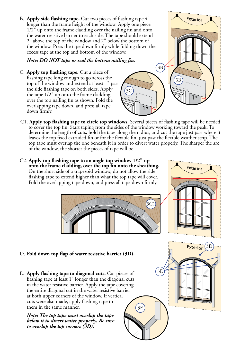 Pella Typical Wood Frame Construction 801U0102 User Manual | Page 5 / 8