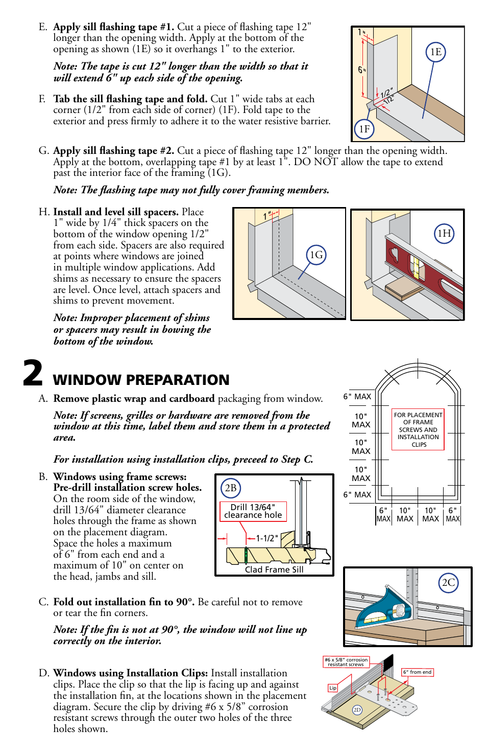 Window preparation | Pella 80GZ0102 User Manual | Page 3 / 9