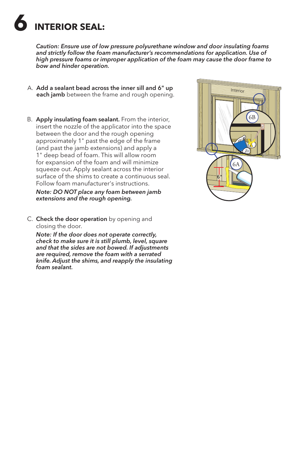 Interior seal | Pella 81AK0101 User Manual | Page 14 / 18